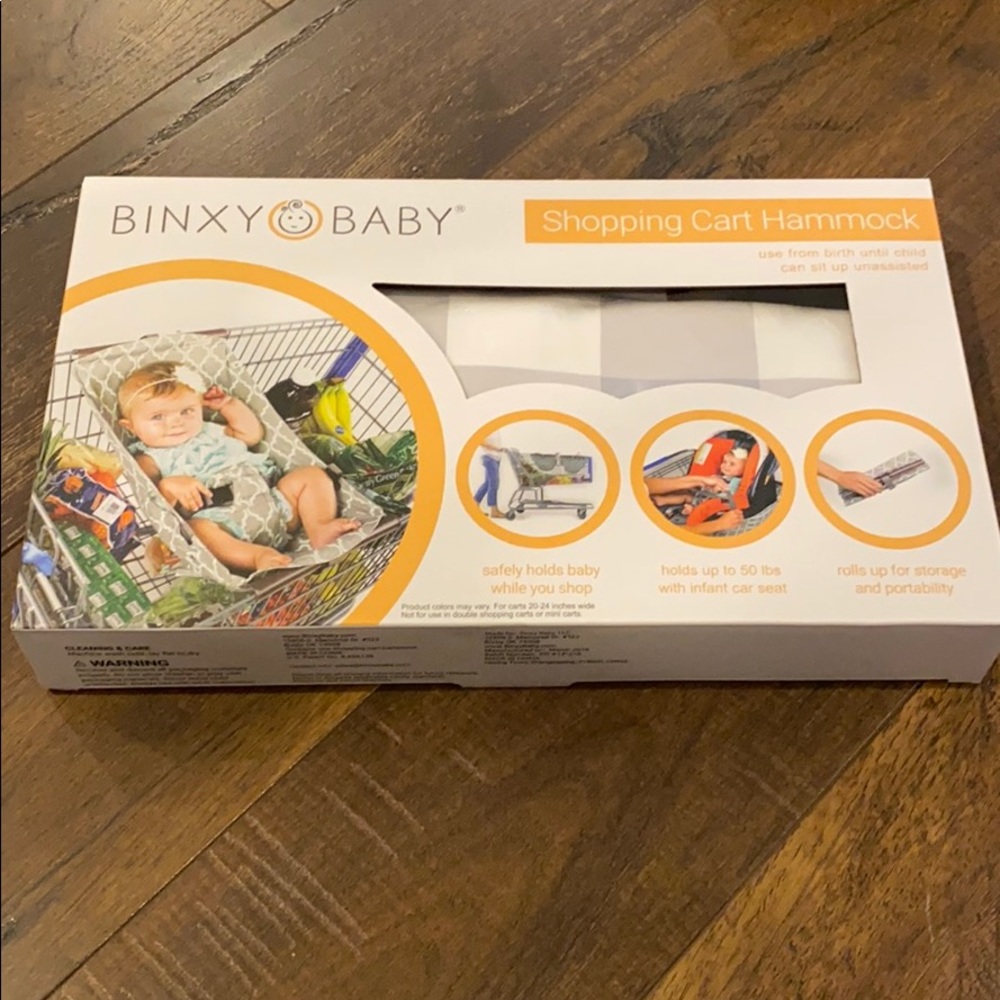Binxy baby shopping cart hammock